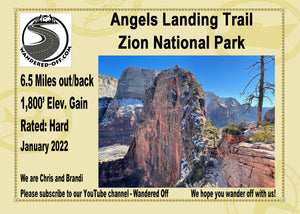 Angels Landing - Zion National Park - We hiked in icy conditions - know before you go!