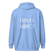 Travel Addict Unisex heavy blend zip hoodie