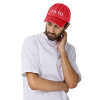 FAFO Vintage Cotton Twill Cap